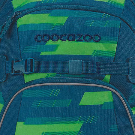 Coocazoo Schulrucksack Lime Stripe