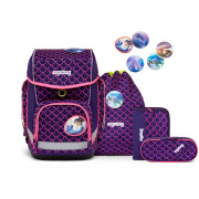 ergobag cubo Schulranzen Set 5-tlg. PerlentauchBär
