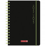 Brunnen Schülerkalender A5 PP 1S/1T PlainBlack