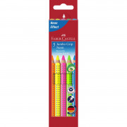 Buntstifte Jumbo GRIP Buntstifte Jumbo GRIP neon Faber Castell 110994 - 5 Stück