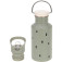 Lässig Bottle Stainless Steel Happy Prints light olive