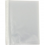 Prospekthüllen A4 gelocht Prospekthüllen A4 gelocht PP BT501 genarbt - Packung à 100 Stück