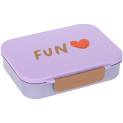 Lässig Bento-Lunchbox Little Gang Heart lilac