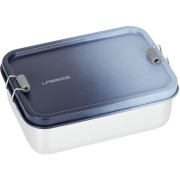 Lässig Lunchbox Stainless Steel Solid dark blue/light blue