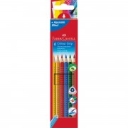 Faber Castell Buntstift Faber Castell Buntstift Colour GRIP 2001 112406 sortiert, Kartonetui mit 6 Stiften