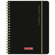 Brunnen Schülerkalender A6 PP 2S/1W PlainBlack