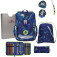 derdiedas Schulranzen Set 5-tlg. ErgoFlex Light LED Moon Mission