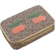 Jeune Premier Federmappe befüllt Pencil Box Filled Leopard Cherry