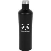 Kattbjörn Edelstahl-Trinkflasche schwarz