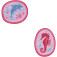 derdiedas Wechselbuttons 2tlg. Coral Reef