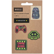 Bold Match Textile Sticker Gaming