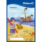 Pelikan Malblock, A4, Pelikan Malblock, A4, sortiert, 100 Blatt