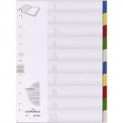 Register-PP BT6740 Register-PP BT6740 farbiger Ablauf 10-tlg. 2 x 5 Farben; Polypropylen (PP), 297 x 220 mm