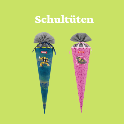 Zu den Schultüten