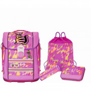 McNeill Schulranzen Set McNeill Schulranzen Set 4-tlg. Ergo Primero McLight Crazy Cat