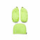 Ergobag Fluo LED Seitentaschen Zip Set Gelb