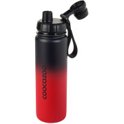 Coocazoo Isolierte Edelstahl-Trinkflasche Gradient Red