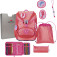 derdiedas Schulranzen Set 5-tlg. ErgoFlex Light Superflash Coral Reef