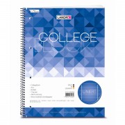 Collegeblock A4, 80 Collegeblock A4, 80 Blatt, CB480 LHF, liniert mit Rand links+rechts