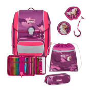 Scout Genius Scout Genius Schulranzen-Set 4-tlg. DIN Pink Horse 2023