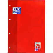 Oxford Berufsschulblock Oxford Berufsschulblock A4 50 Blatt 90g kariert m.Rand Lin. 26