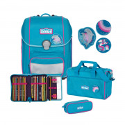 Scout Genius Schulranzen Scout Genius Schulranzen Set 4-tlg. Dolphins