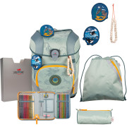 DerDieDas Schulranzen Set DerDieDas Schulranzen Set 5-tlg. ErgoFlex Tiny ECO Grey Planet