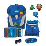 Scout Sunny II Scout Sunny II Schulranzen-Set 5-tlg. Exklusiv Safety Light Funny Freaks 2023
