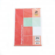 Ringbucheinlagen A4 RB450 Ringbucheinlagen A4 RB450 KPA chlorfrei 50 Blatt kariert mit Rand