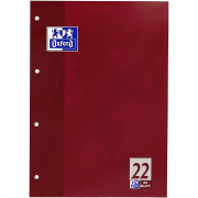 Oxford Berufsschulblock Oxford Berufsschulblock A4 50 Blatt 90g kariert o.Rand Lin. 22