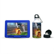 Brotdose + Trinkflasche Brotdose + Trinkflasche Fußball im Set