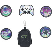 Beckmann Mini Rucksack mit Buttons Pixel