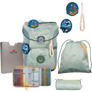 DerDieDas Schulranzen Set DerDieDas Schulranzen Set 5-tlg. ErgoFlex Easy ECO Grey Planet