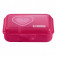 Step by Step Lunchbox Glitter Heart Hazel Pink
