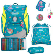Scout Alpha Scout Alpha Schulranzen-Set 4 tlg. DIN Little Flowers