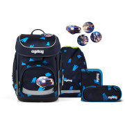ergobag Cubo Schulranzen Set 5-tlg. VerfolgBärjagd