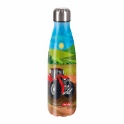 Step by Step Isolierte Step by Step Isolierte Edelstahl-Trinkflasche Tractor Freddy