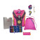 DerDieDas Schulrucksack Set 5-tlg. ErgoFlex MAX Exklusiv Superflash Pink Mermaid 2023