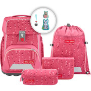 Step by Step BASIS Schulranzen-Set Pink Bubbles 4-tlg.