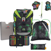 DerDieDas Ergoflex DerDieDas Ergoflex Schulrucksack Set 5-tlg. Funny Fighter