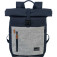 Travelite BASICS Rollup Rucksack Marine/Grau