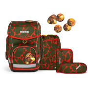 ergobag cubo Schulranzen Set 5-tlg. FeuerspeiBär 2024
