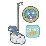 Lässig Patches Set Jurassic