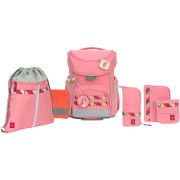 Lässig Ranzenset 7-tlg. Lässig Ranzenset 7-tlg. Slim Unique pink