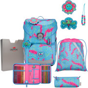 DerDieDas Schulranzen Set DerDieDas Schulranzen Set 5-tlg. ErgoFlex Easy Happy Pixel