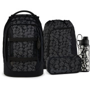satch Pack Schulrucksack Set 4-tlg. Blurry Faces