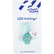 School Mood LED Reflektor-Anhänger türkis