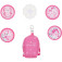 Beckmann Mini Rucksack mit Buttons Strawberry