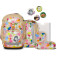 ergobag Pack Schulrucksackset 6-tlg. Flower PowBär
