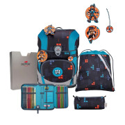 DerDieDas Schulranzen Set 5-tlg. ErgoFlex Tiny Ninja Fighter
